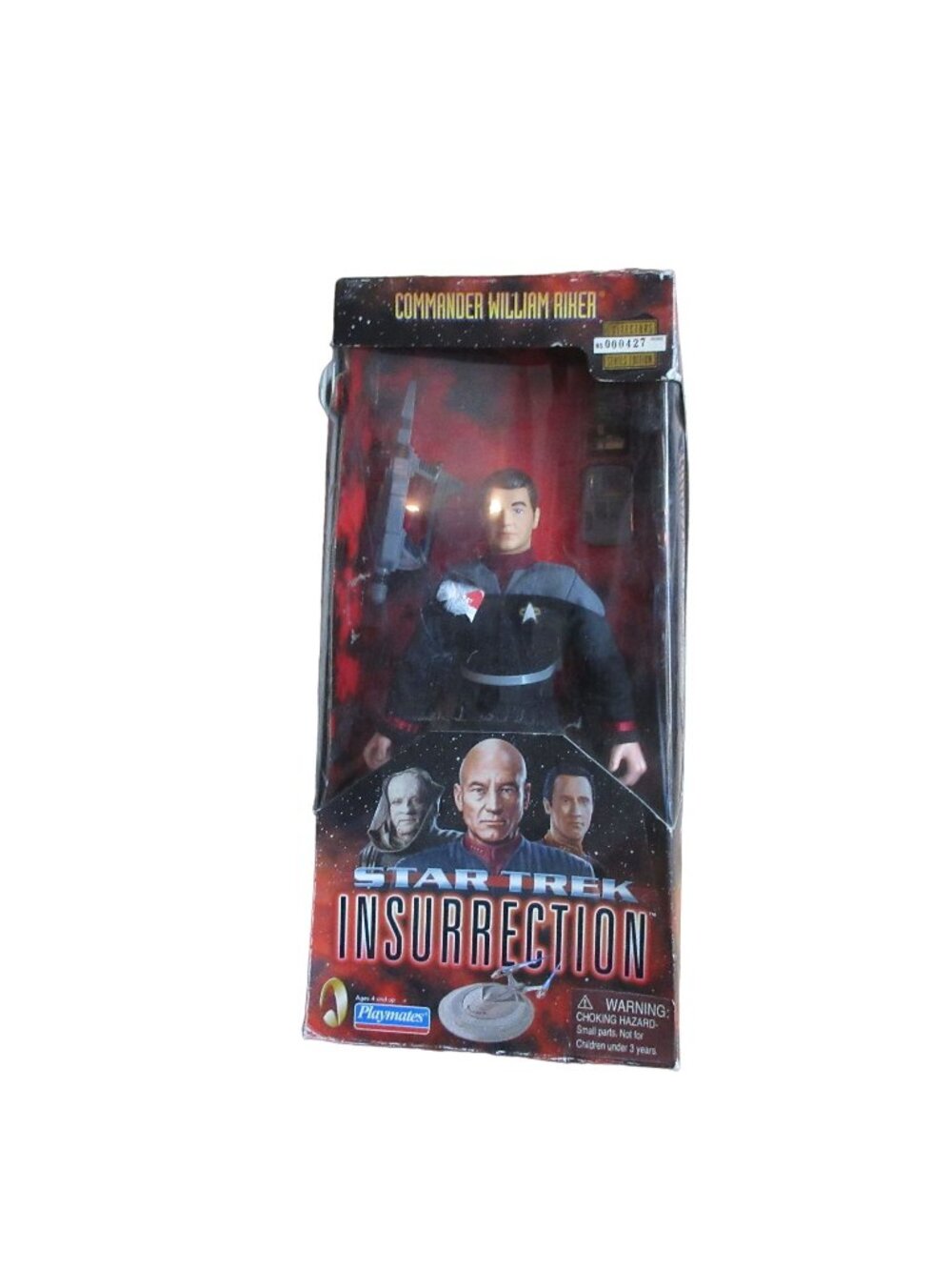 Star Trek Insurrection Commander William Ryker 9" Action Figure